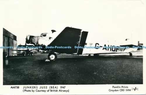 R027231 Junkers JU52 Bea Pamlin Prints