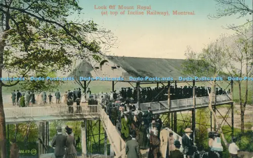 R027376 Look Off Mount Royal Montreal Valentine