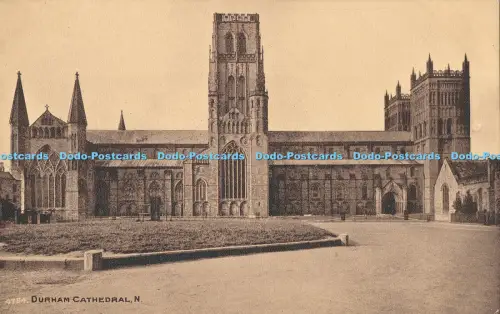 R027413 Durham Cathedral Photochrom Sepiatone No 4754