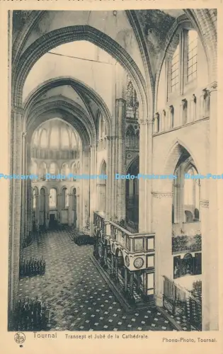 R027426 Tournai Transept et Jube de la Cathedrale Phono Nels