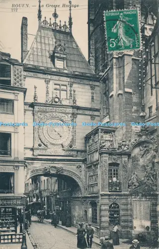 R027530 Rouen La Grosse Horloge