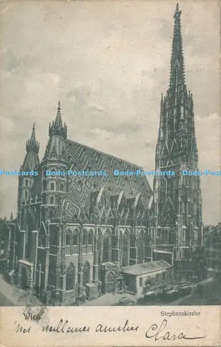R027533 Wien Stephanskirche A Gerngross 1906