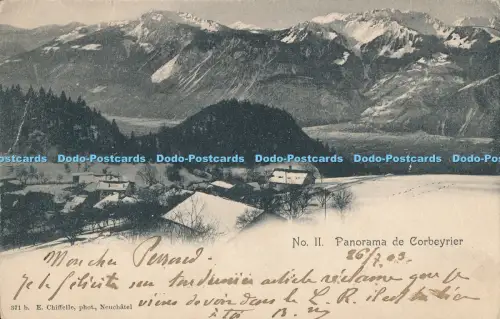 R027534 Panorama de Corbeyrier E Chiffelle No II 1903
