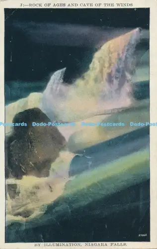 R027541 Felsen der Zeitalter und Höhle der Winde von Illumination Niagara Falls