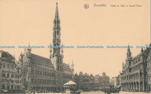 R027559 Bruxelles Hotel de Ville et Grand Place Ern Thill Nels