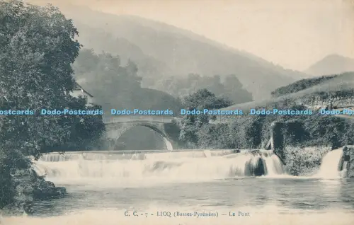 R027565 Licq Bässe Pyrenäen Le Pont C No 7