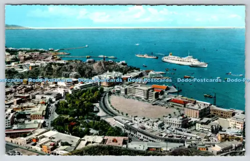 R818778 Aden. Der Halbmond. Dampfgarer Point. Mit S. S. Cambera im Hafen. Bhicaj
