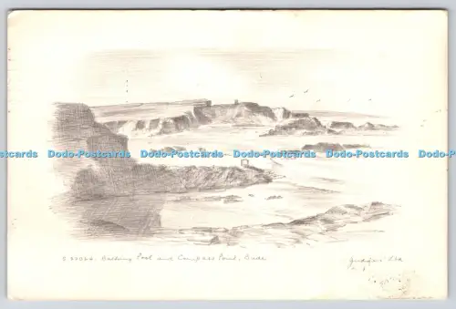 R821655 Bude Schwimmbad und Campass Point Richter S 22024 1964