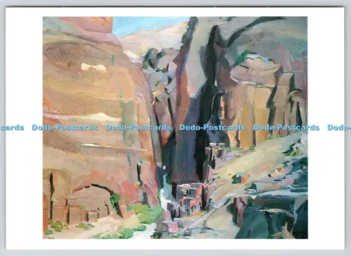 L346838 Birmingham Museen und Kunstgalerie Bab Es Siq Petra David Bomberg P J Gr