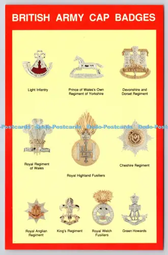 L347919 British Army Cap Badges Crown Bilton Hull Marine Art Poster