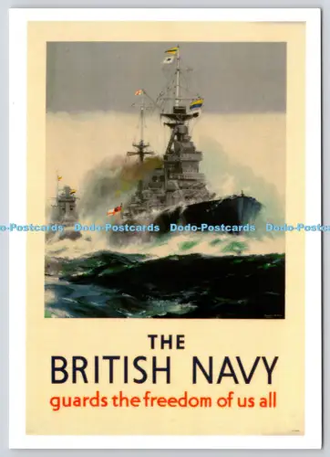 L347929 The British Navy Guards the Freedom of Us All Frank Mason britisches Poster