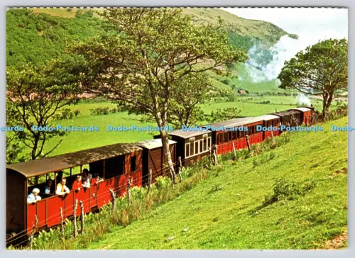 L346983 Annäherung Abergynolwyn Talyllyn Eisenbahnrichter J F Rimmer