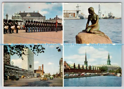 L347028 Kopenhagen Dänemark Eine Top Karte aus Gronlund Mehrfachansicht