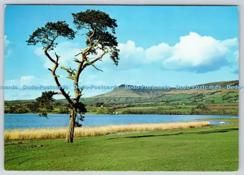 L347365 Powys Llangorse Lake and Mynydd Troed J Arthur Dixon C L I