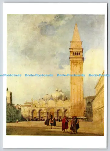 L347596 The Wallace Collection Venice The Piazza San Marco Richard Parkes Boning