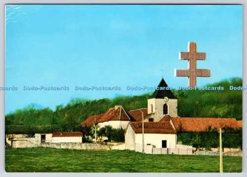 L346386 Colombey les deux Eglises L Eglise et le Memorial A Kapelle 1990