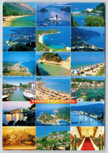 L348134 Panorama Korfu Sommertraum L Hapsis Multi View