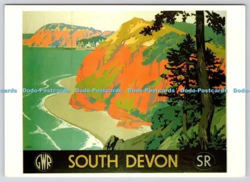 L349254 G W R South Devon National Railway Museum Drumahoe Grafik Postkarte Fr