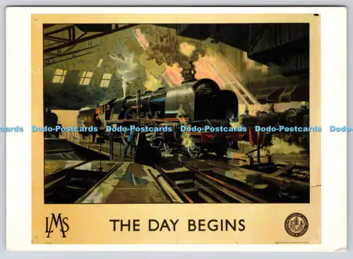 L349255 L M S The Day Begins London Midland and Scottish Railway Poster National