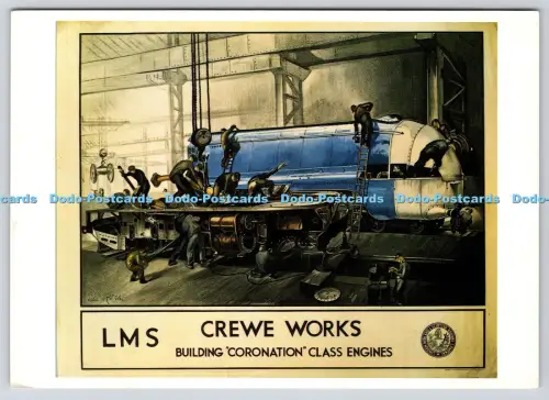 L349256 L M S Crewe Works London Midland and Scottish Railway Poster National Ra