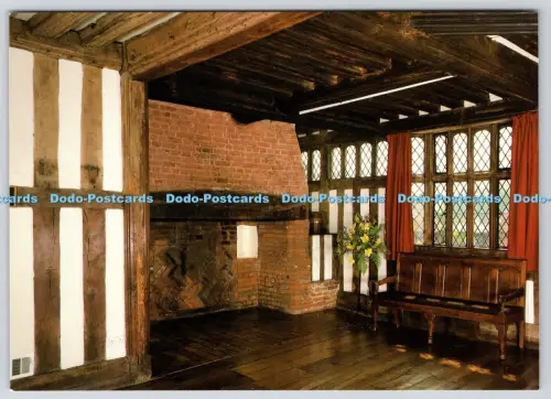 L353106 Suffolk Lavenham Der Kamin in der Haupthalle der Gildenhalle in Lave