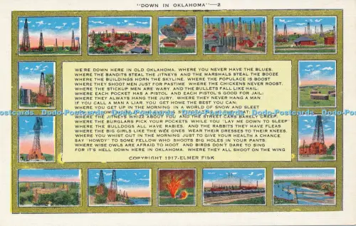 R036439 Unten in Oklahoma. Multi View. E. C. Kropp