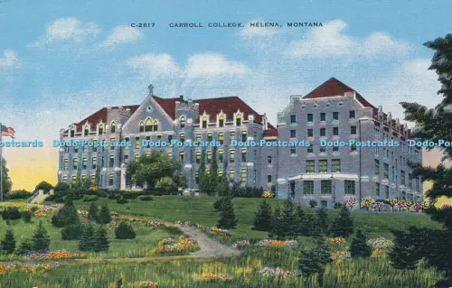 R036447 Carroll College. Helena. Montana. Cecil C. Nixon