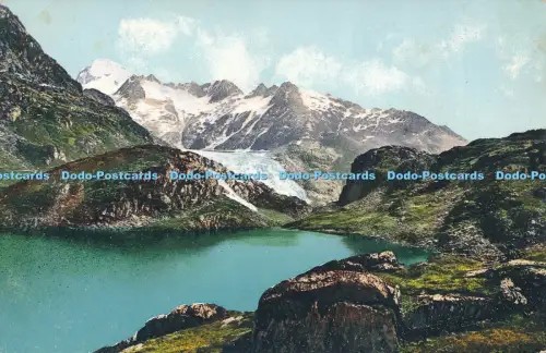 R036768 Totensee auf der Grimselpasshöhe 2145 m. u. M. Brennenstuhl