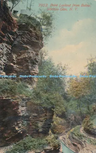 R036972 Point Lookout from Below Watkins Glen. N.Y. Acmegraph. Nr 7952