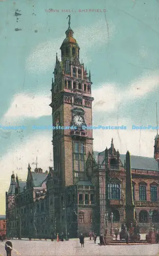 R037085 Rathaus. Sheffield. G. D. und D. L. Der Stern. 1914