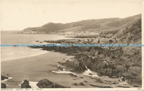 R037132 Mortehoe Morte Bay and Point. Photochrom. Nr 60231