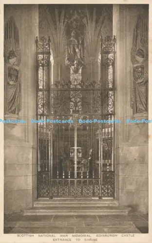 R037154 Scottish National War Memorial. Edinburgh Castle. Eingang zum Heiligtum. Fr