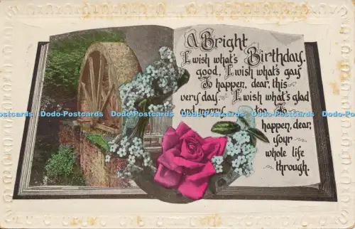 R037201 Grüße. Ein strahlender Geburtstag. RP