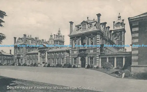 R037211 South West Front of Wellington College. Lawrence