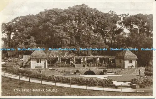R037219 Eden Bridge Gardens. Carlisle. Postkarte