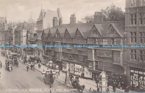 R037500 London. Alte Häuser. Staple Inn. Holborn. F. E. Rogers