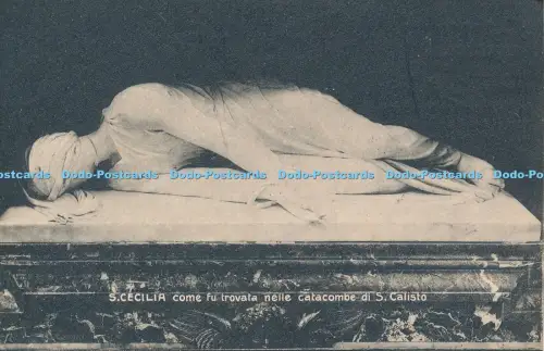 R037669 S Cecilia Come Fu Trovata nelle Catacombe di S Calisto G Mori B Hopkins