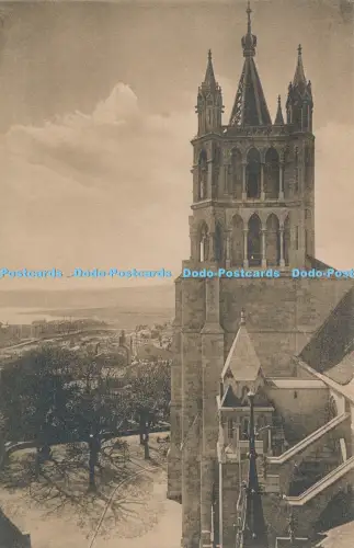 R037725 Lausanne La Cathedrale et Vue sur St Sulpice et Morges S A Schnegg B Hop