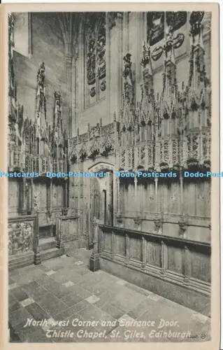 R037748 Distelkapelle St Giles Edinburgh NW Eck- und Eingangstür Valentinstag