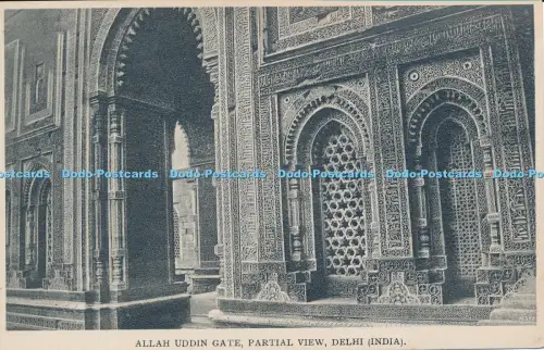 R037751 Allah Uddin Tor Teilansicht Delhi Indien H R Mirza B Hopkins