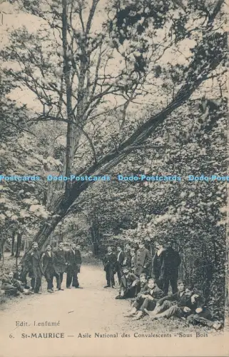 R037821 St Maurice Asile National des Convalescent Sous Bois B Hopkins