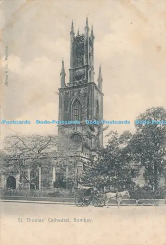 R037844 St Thomas Cathedral Bombay B Hopkins