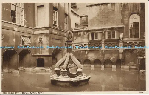 R037850 Das Königsbad römische Bäder Bad H Barton und Söhne limitierte Postkarte