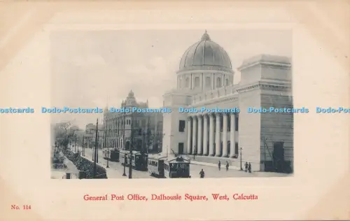 R037873 General Post Office Dalhousie Square West Calcutta A H Perris B Hopkins