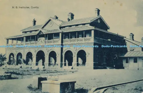 R037920 M B Institute Quetta R W Rai B Hopkins