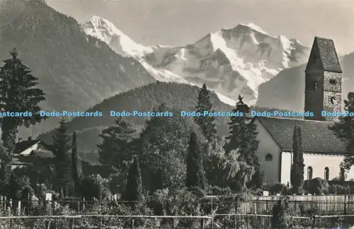 R038095 Interlaken Mönch Jungfrau H Steinhauer 1939 B Hopkins