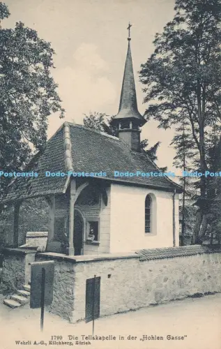 R038102 Die Tellskapelle in der Hohlen Gasse Kilchberg B Hopkins