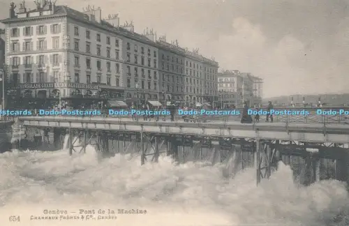 R038115 Geneve Pont de la Machine Charnaux Freres No 654 B Hopkins