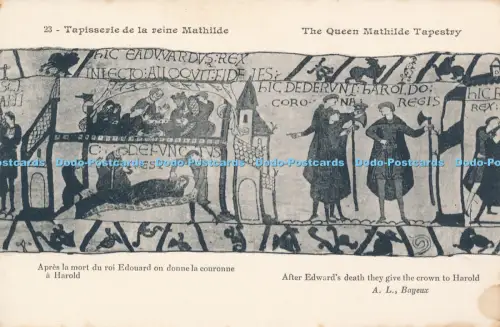 R038215 Die Königin Mathilde Wandteppich Nach Edwards Tod geben sie H die Krone