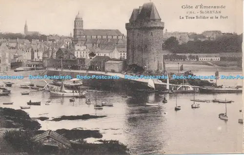 R038329 Cote d Emeraude St Servan La Tour Solidor et le Port Laurent Nel